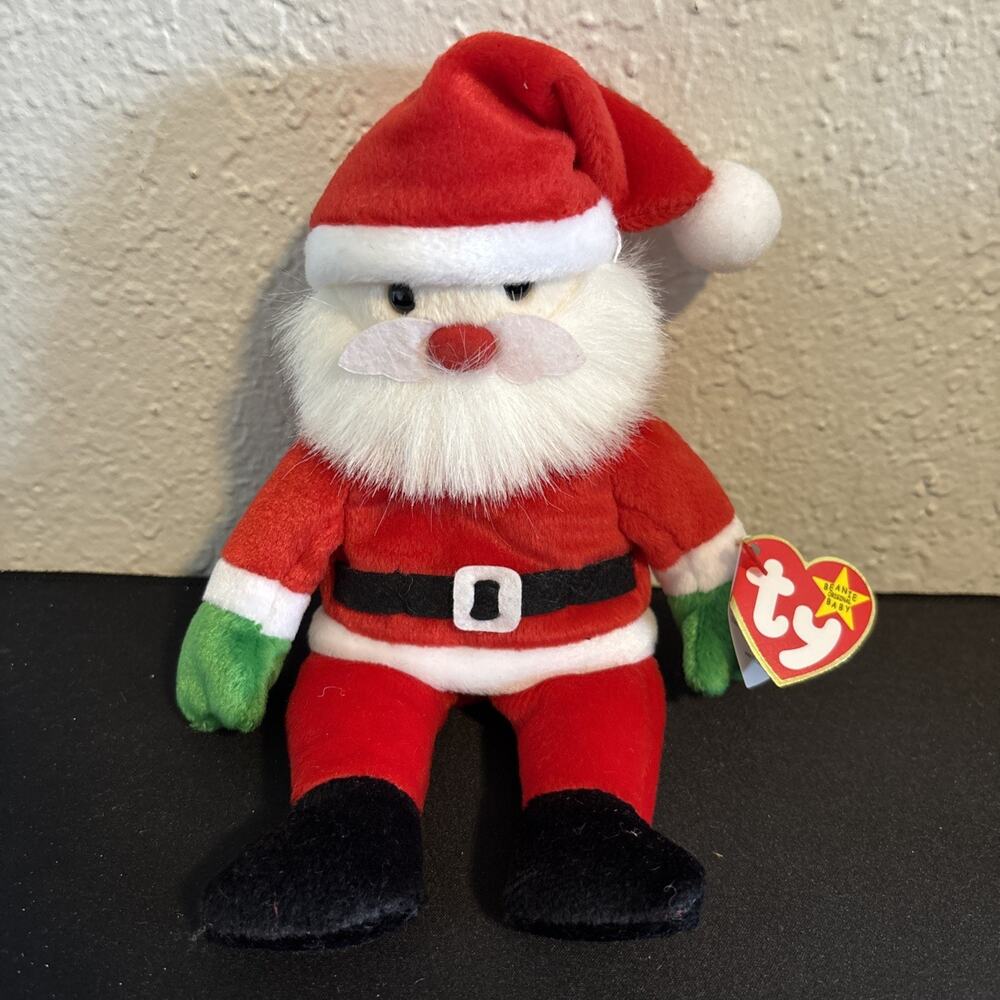 Ty Beanie Baby Santa 1998 Plush Toy - DOB December 6, 1998